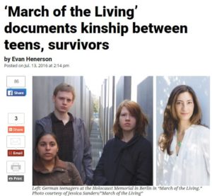 Link to March of the Living Article on JewishJournal.com