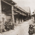 Image of Zablludow, 1916. A town famous for its seventeenth-century wooden synagogue.