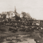 Image of Market day in Hrubiesz, 1925.