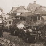 Image of Market day in Kremieniec, 1925. One of the oldest settlements in eastern Poland.
