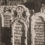 Image of Tombstones in the old Jewish cemetery in Stryj.