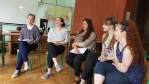 Image of Students at Kalisz school of dialogue