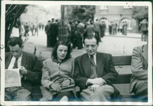 Image of 1946 Picture of Irv's Mom and Dad in Stuttgart Germany