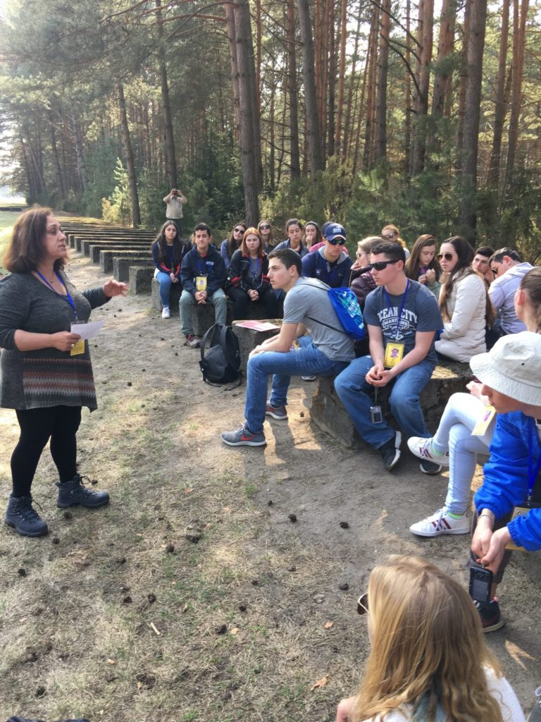 Image of Participants in Treblinka from 2018 March of the Living trip