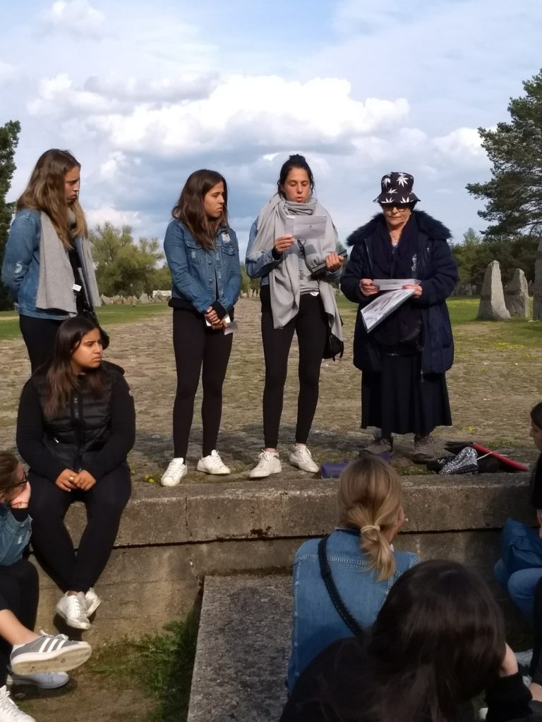 Image of Day 1 of our Poland student mission at the Treblinka death camp.