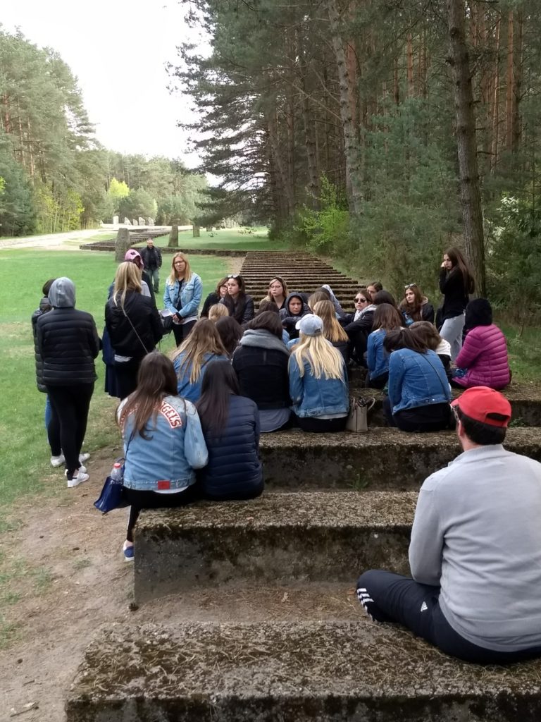 Image of Day 1 of our Poland student mission at the Treblinka death camp.