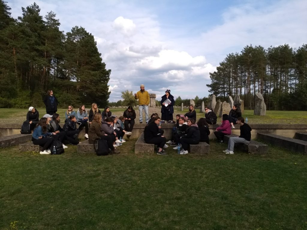 Image of Day 1 of our Poland student mission at the Treblinka death camp.