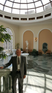 Image of Irv in Warsaw Presidential Palace receptional hall