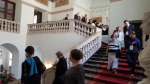 Image of Forum for Dialog in Presidential Place staircase.